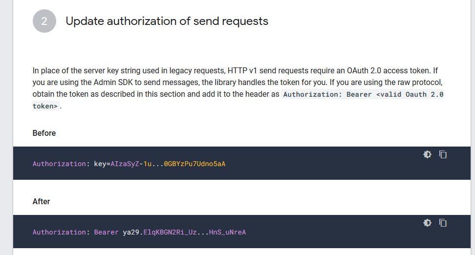 FCM Authorization FCM Authorization done via AizasY